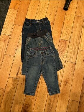 Baby jeans lot size 3-6 and 6-12
